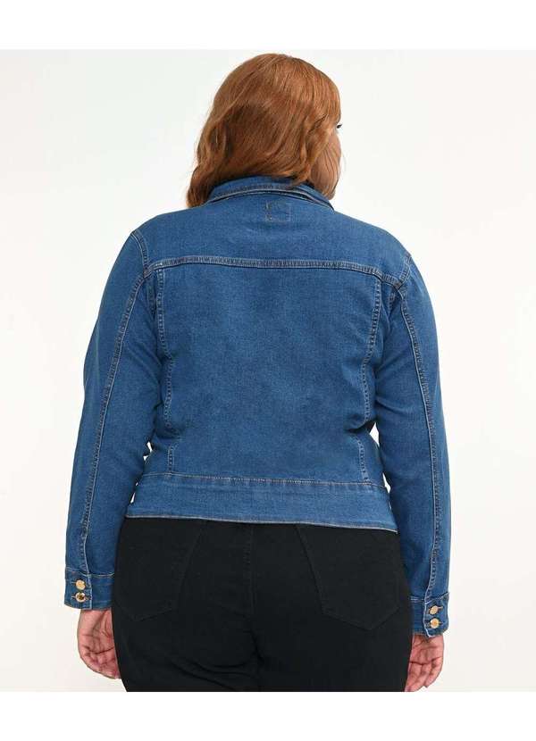 Razon Jeans - Jaqueta Feminina Jeans Plus com Elastano Razon Jeans - Jeans 2
