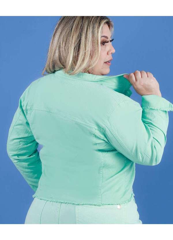 Razon Jeans - Jaqueta Feminina Sarja Plus Razon Jeans - Jade 5