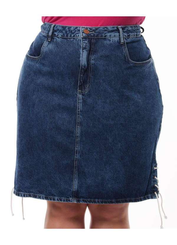 Razon Jeans - Saia Jeans Plus Size Secretaria Razon Jeans - Jeans 5