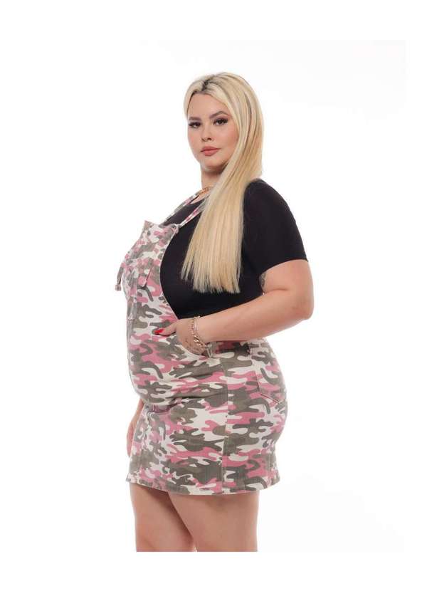 Razon Jeans - Salopete Sarja Camuflado com Elastano Plus - Camuflado 5