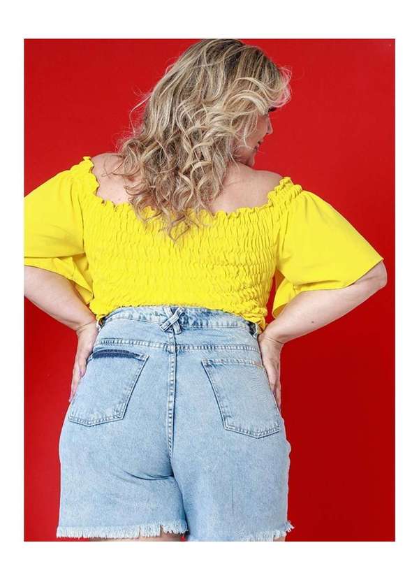 Razon Jeans - Shorts Feminino Jeans Plus Boyfriend Razon Jeans - Jeans