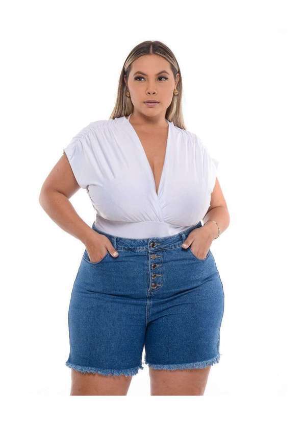 Razon Jeans - Shorts Feminino Jeans Plus Boyfriend - Jeans