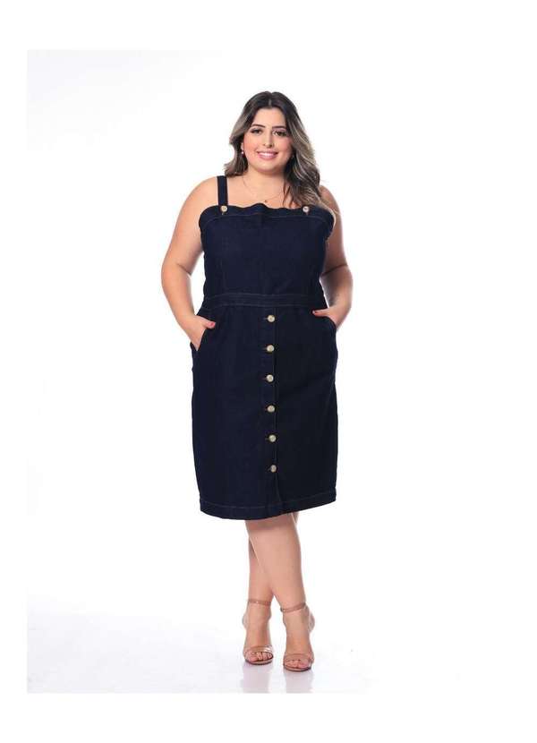 Razon Jeans - Vestido Jeans com Elastano Plus - Preto 2