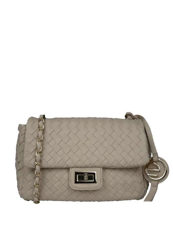 Le Postiche - Bolsa Transversal Tresse Le Postiche Bege