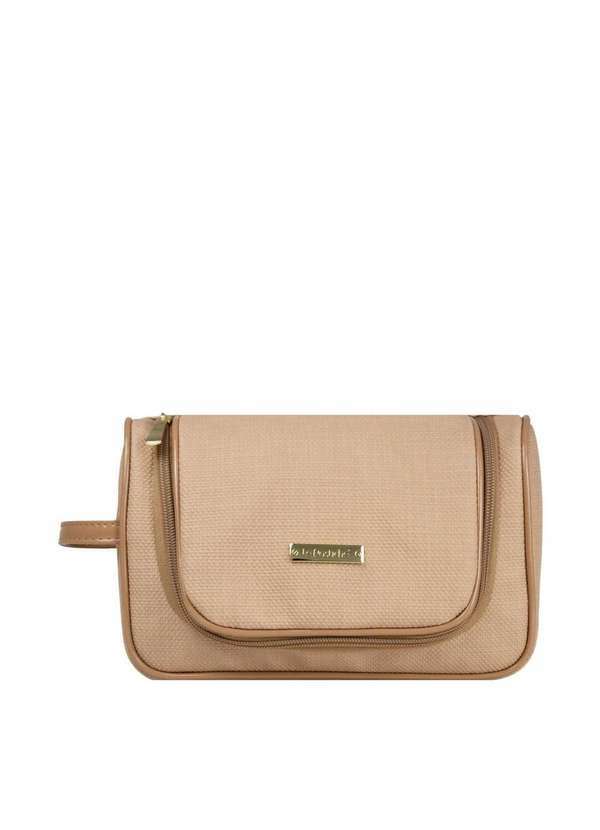 Le Postiche - Necessaire Linho com Potes Ex239lh Nude