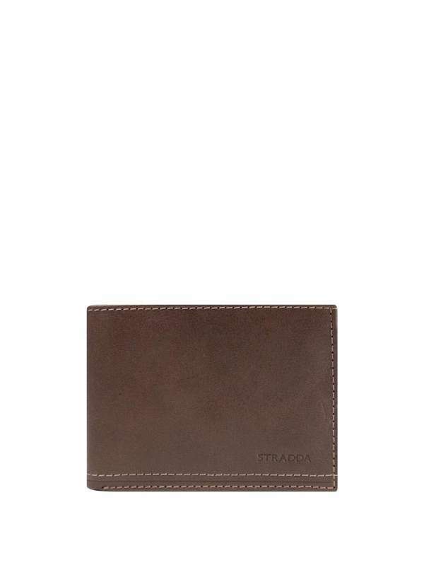 Stradda - Carteira Couro Masculina Fossil Marrom