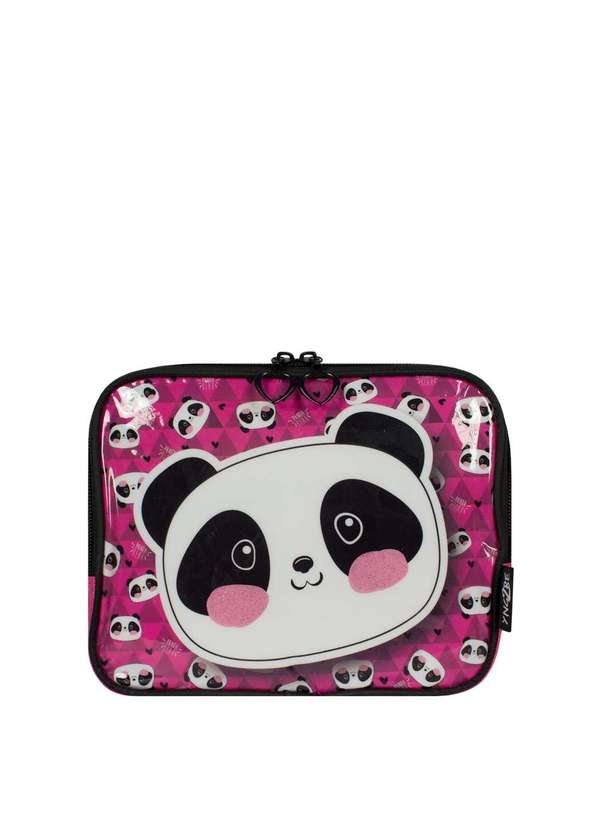 Luxcel - Lancheira Panda Infantil Rosa
