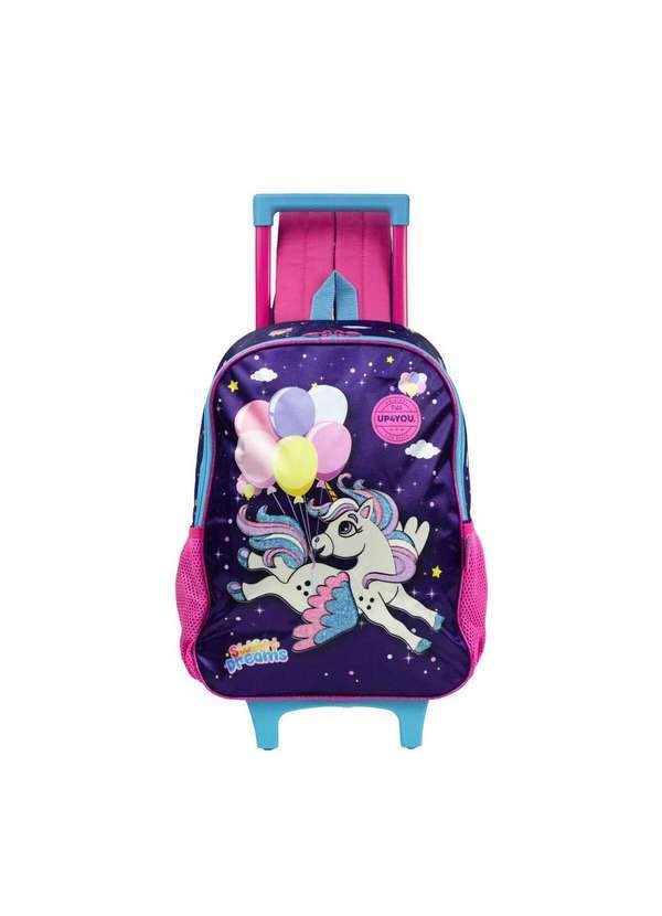 Up4you - Mochila de Rodinha Infantil Unicornio Roxo