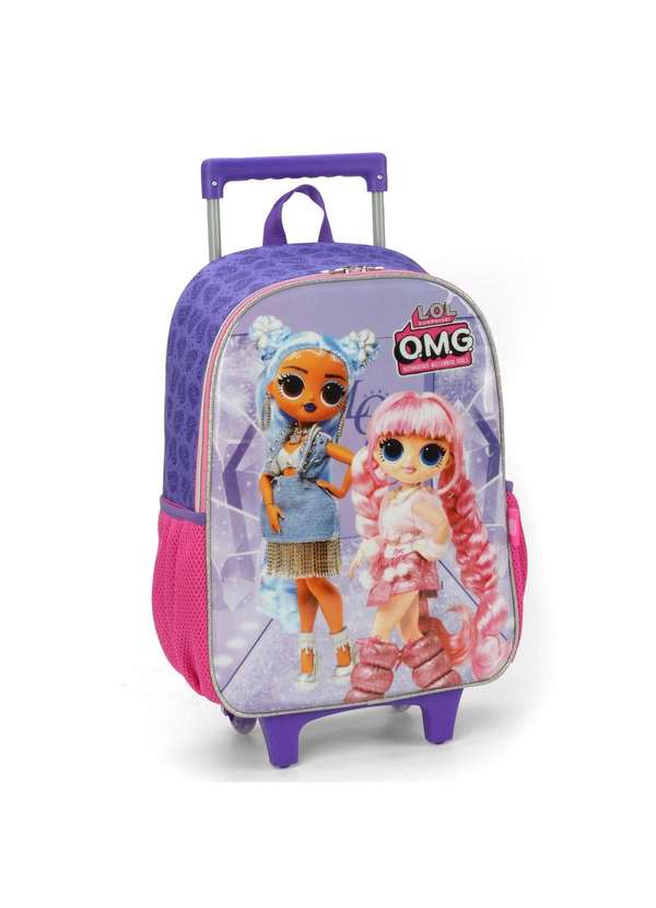 Up4you - Mochila de Rodinha Lol Infantil Roxo