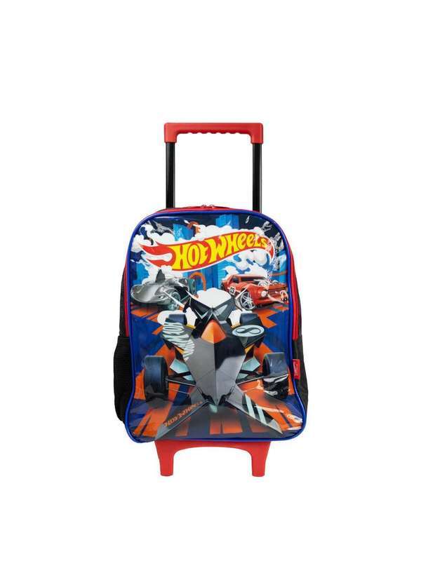 Up4you - Mochila de Rodinha Infantil Hot Wheels Preto