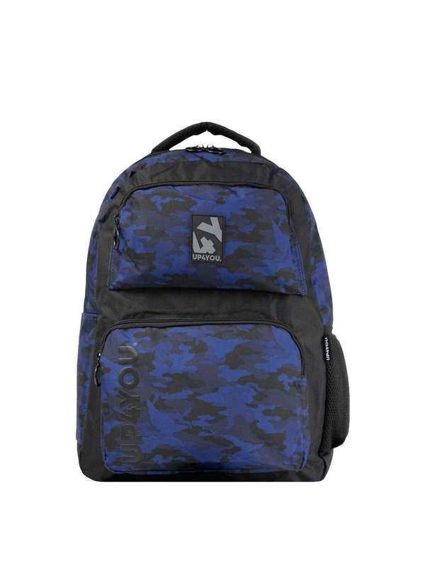 Up4you - Mochila Juvenil Camuflada Azul