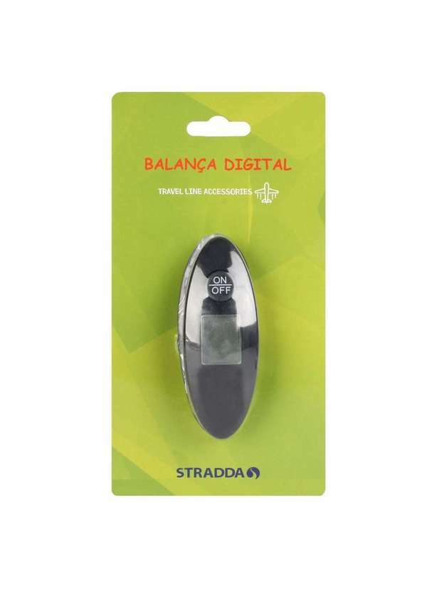 Stradda - Balanca Digital para Bagagem Stradda Preto