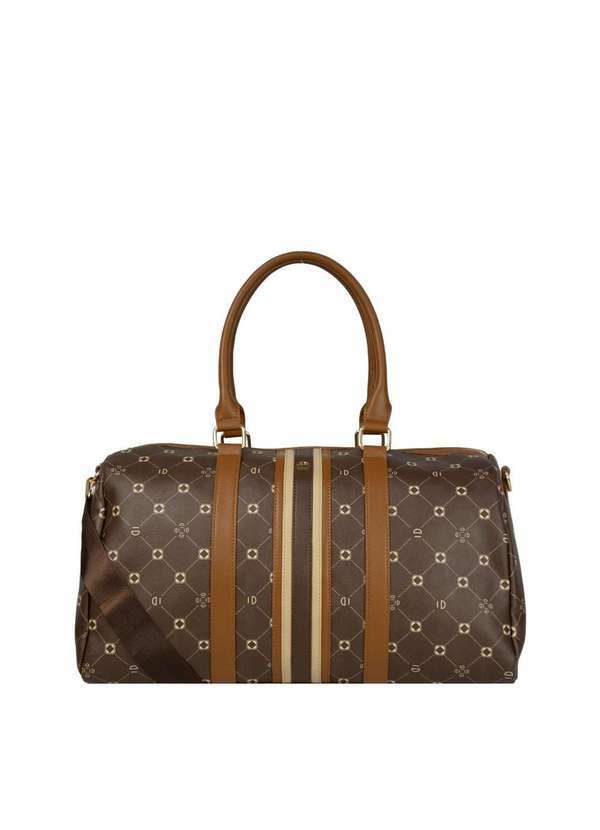 Le Postiche - Bolsa de Viagem Media Monograma Le Postiche Marrom