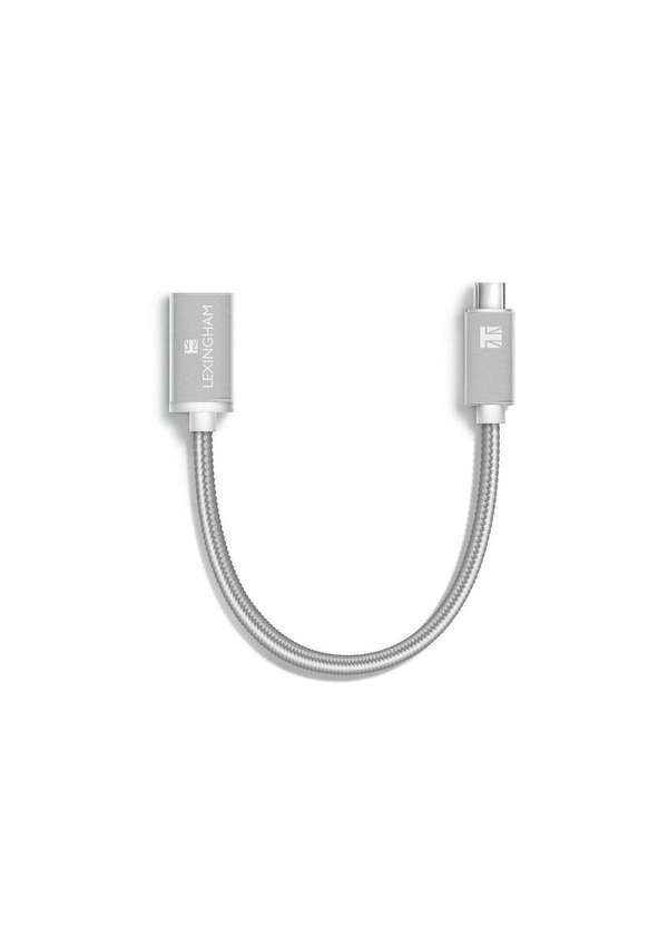 Lexingham - Cabo Usb-C On The Go 3.0 Lexingham Cinza