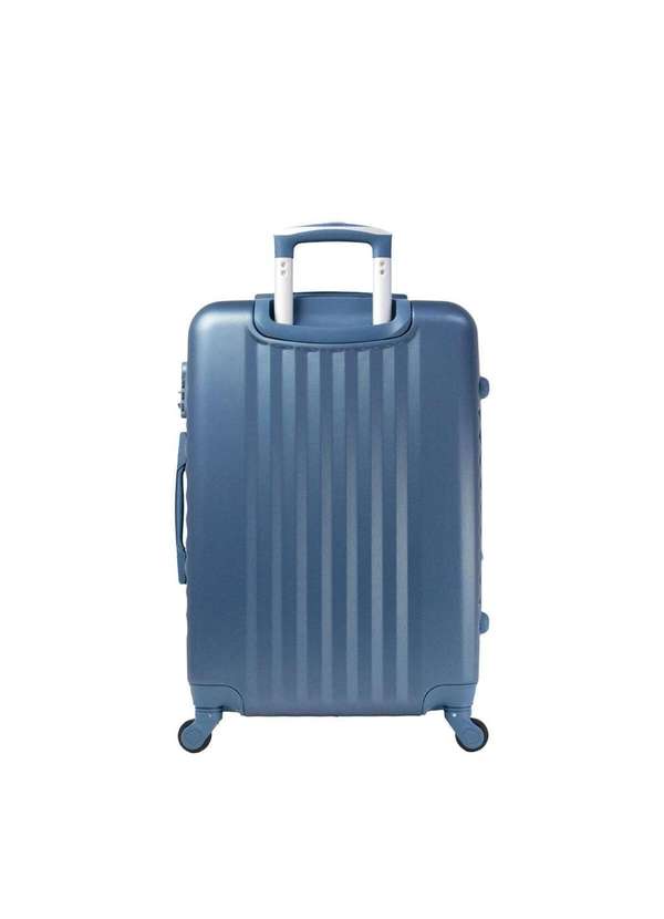 Seanite - Mala Grande 32kg Rigida com Rodas Giro 360 Bari Seanite Azul 2