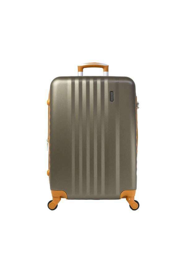 Seanite - Mala Grande 32kg Rigida com Rodas Giro 360 Bari Seanite Marrom