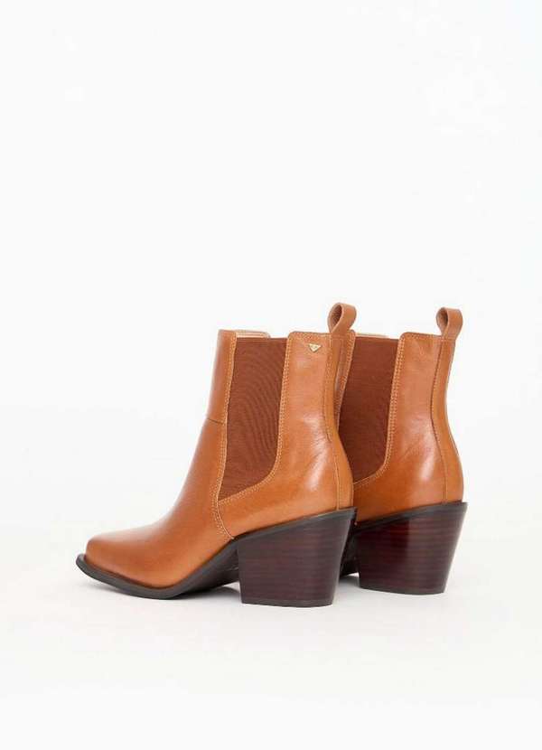 Lança Perfume - Bota Chelsea Couro com Bico Quadrado A1933 3