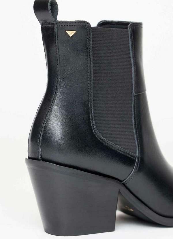 Lança Perfume - Bota Chelsea Couro com Bico Quadrado A0003 3