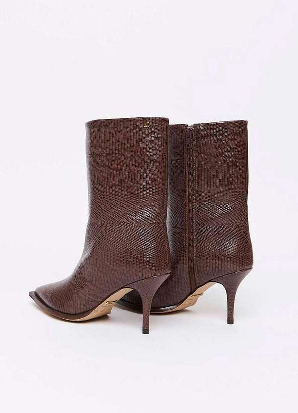 Lança Perfume - Bota Couro Lezard Cano Médio A1033 5