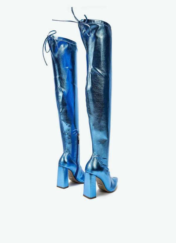 Lança Perfume - Bota Metalizado Cano Over Knee 00642 2