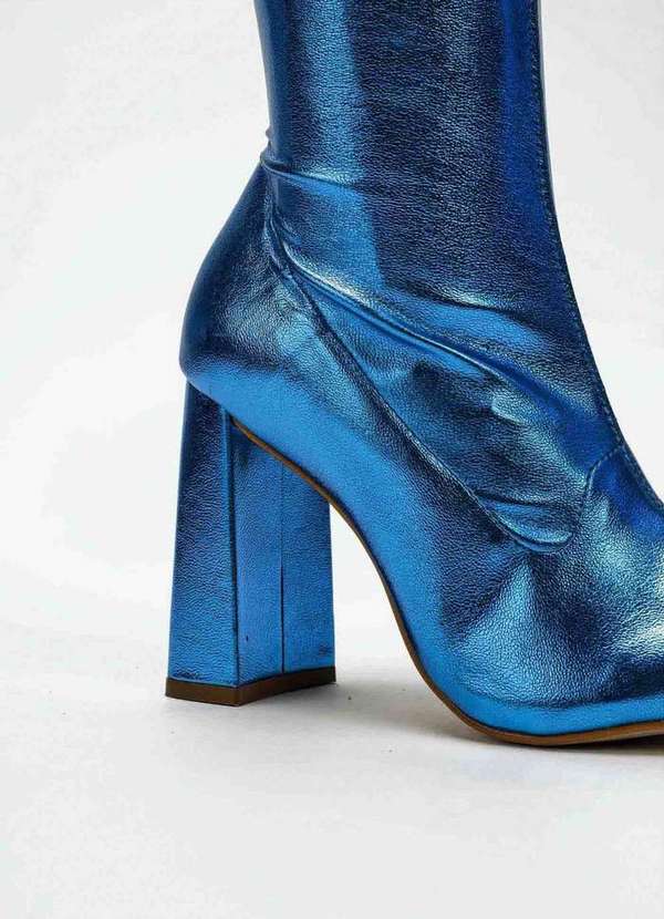 Lança Perfume - Bota Metalizado Cano Over Knee 00642 6