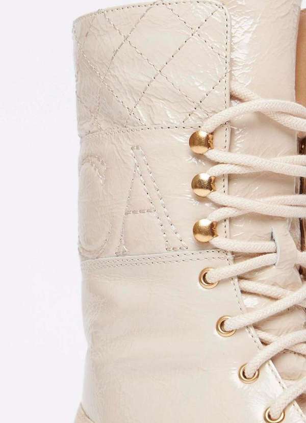 Lança Perfume - Coturno Couro Cano Alongado A1038 5