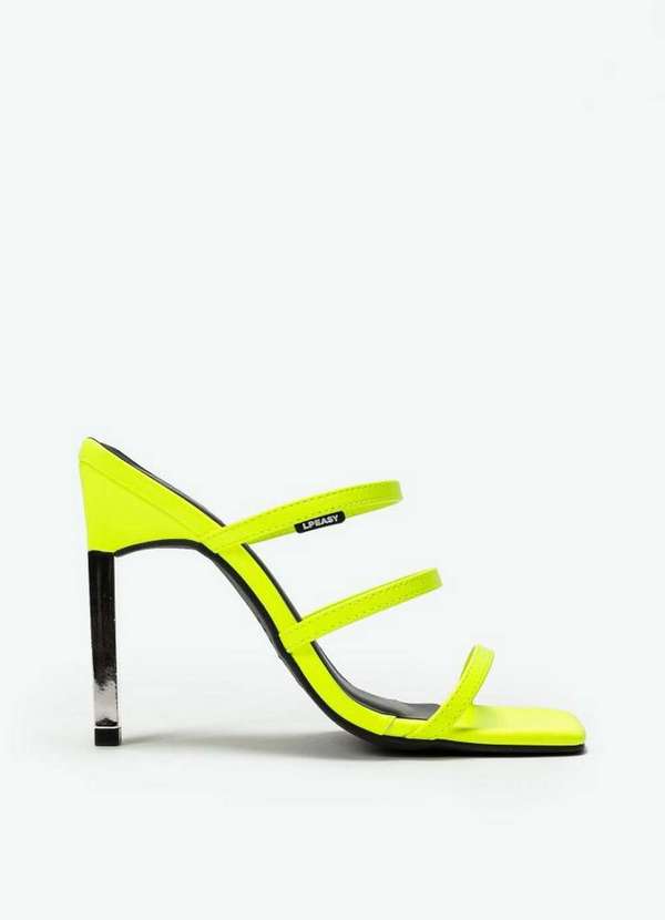 Lança Perfume Easy - Sandália Alta com Tiras e Frente Quadrada A0239