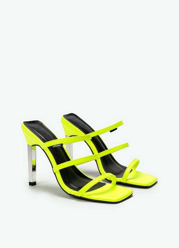 Lança Perfume Easy - Sandália Alta com Tiras e Frente Quadrada A0239 2