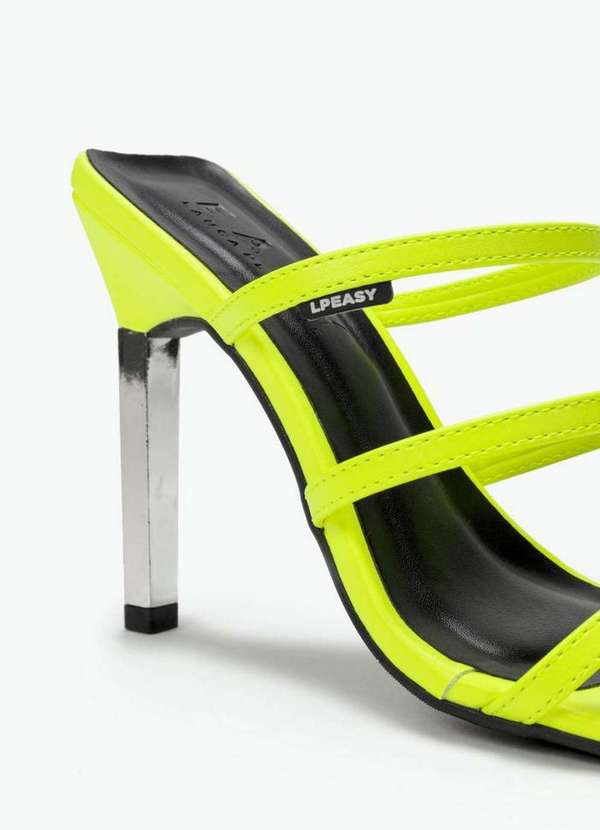 Lança Perfume Easy - Sandália Alta com Tiras e Frente Quadrada A0239 3