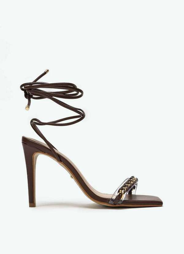 Lança Perfume - Sandália Couro Corrente 01279