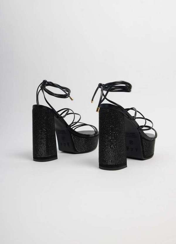 Lança Perfume - Sandália Meia Pata com Hot Fix 00003 2