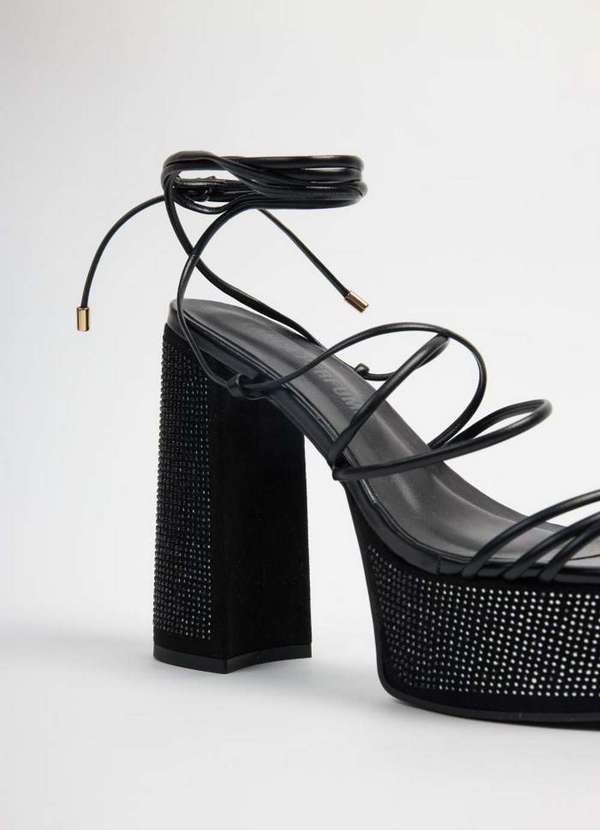 Lança Perfume - Sandália Meia Pata com Hot Fix 00003 4