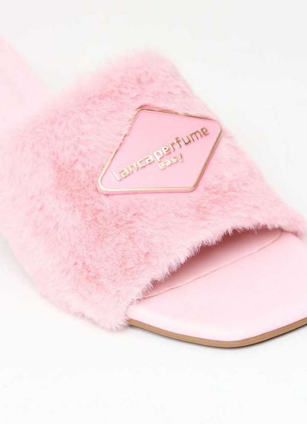 Lança Perfume Easy - Sandália Mule com Pelo e Metal A2347 3