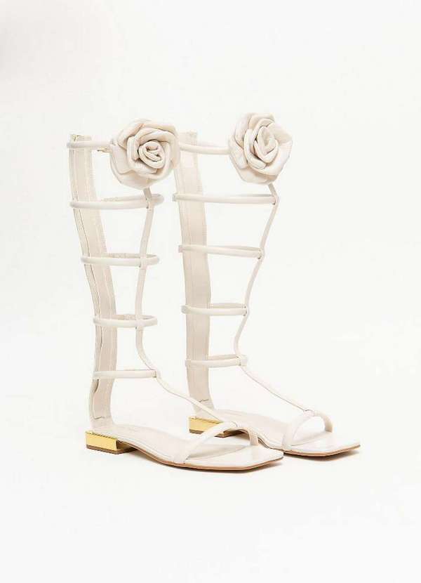 Lança Perfume - Sandália Rasteira Gladiadora A1664 2