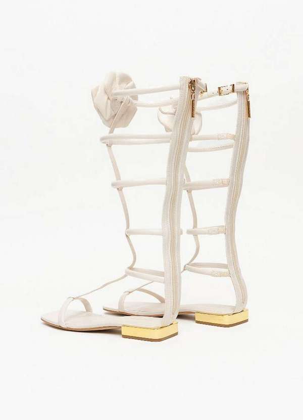 Lança Perfume - Sandália Rasteira Gladiadora A1664 4