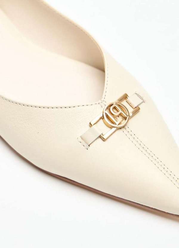 Lança Perfume - Sapatilha Couro Bico Fino com Bridão A2728 2