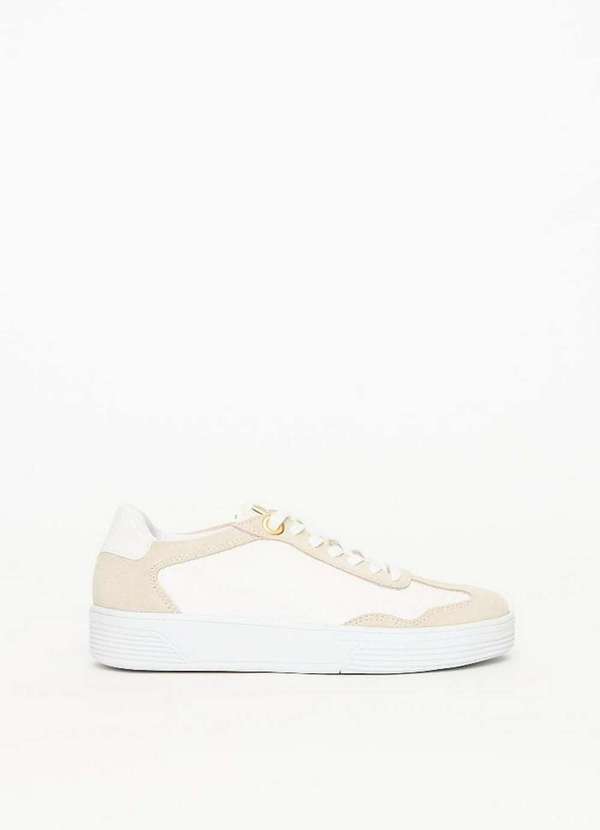 Lança Perfume - Tênis com Logo Metalizada e Recortes A0002