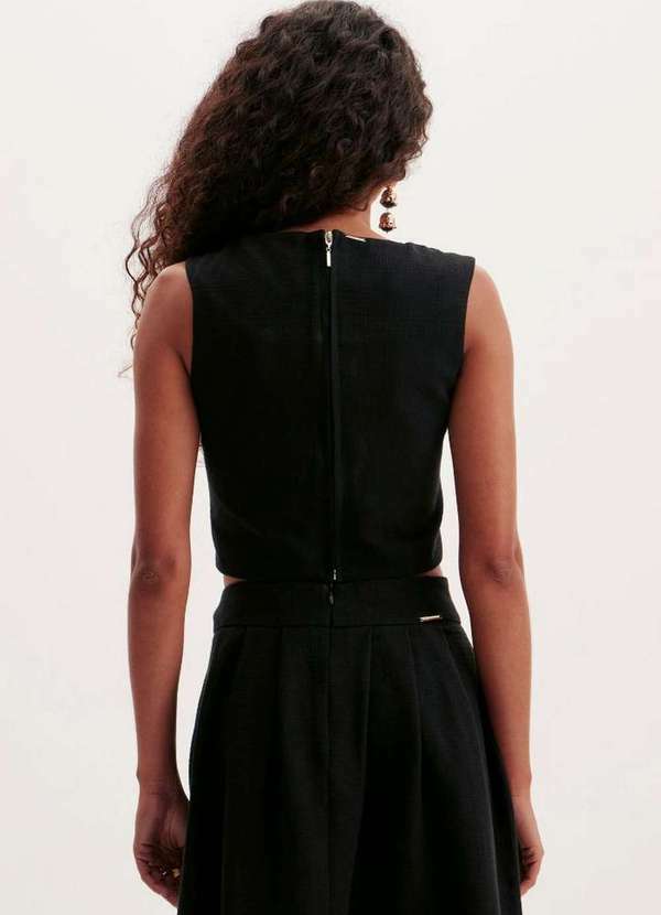 Lança Perfume - Blusa Alfaiataria Curta A0003 2