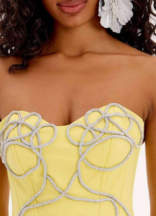 Lança Perfume - Blusa Corset com Aplicação Frontal A2087 4