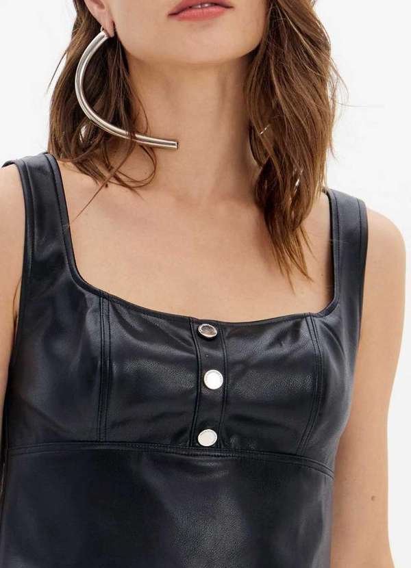 Lança Perfume Easy - Blusa Corset Cropped de Alças com Zíper A0003 2