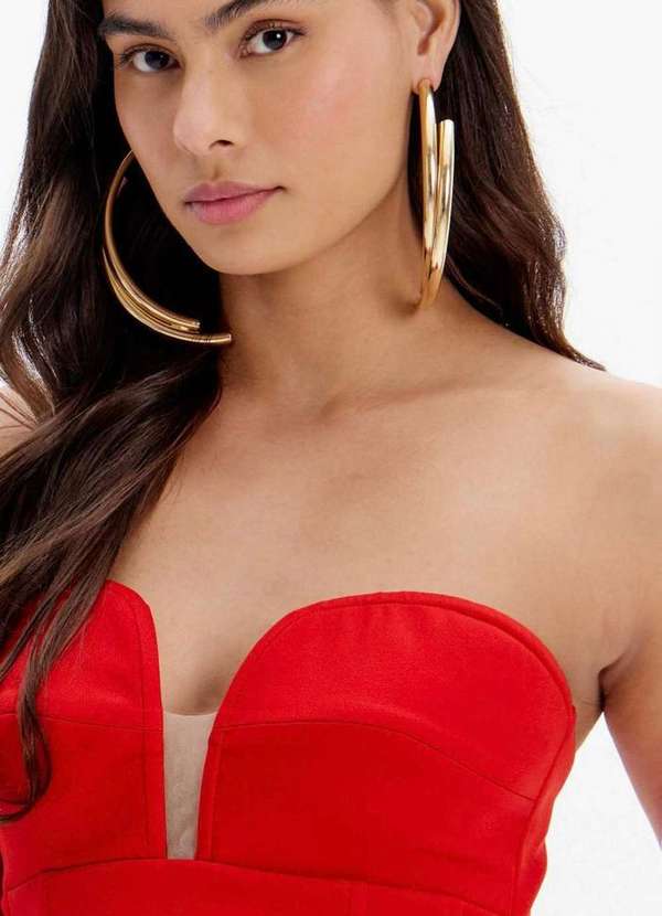 Lança Perfume - Blusa Corset sem Alças com Decote A2255 2