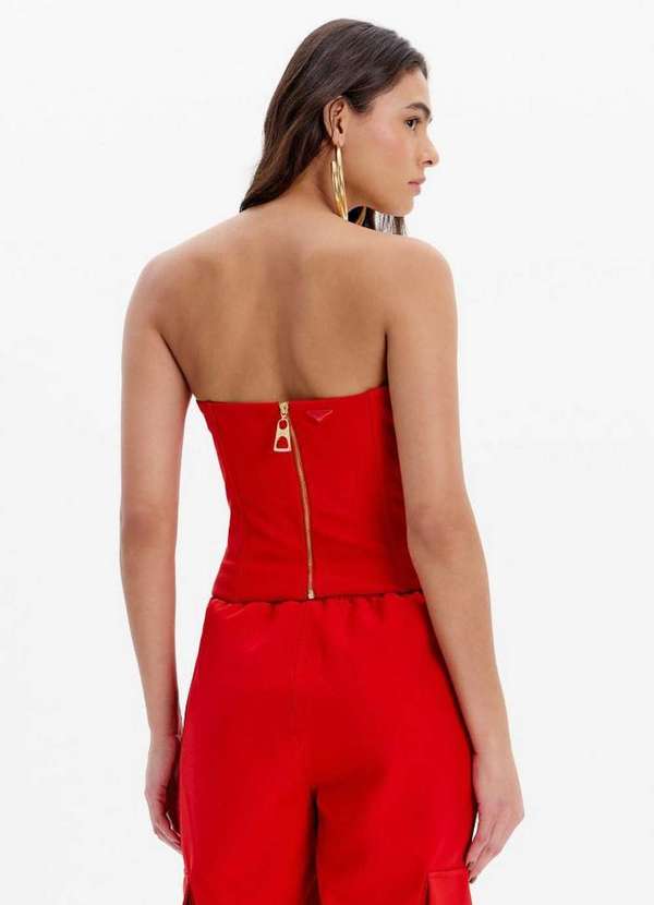 Lança Perfume - Blusa Corset sem Alças com Decote A2255 4