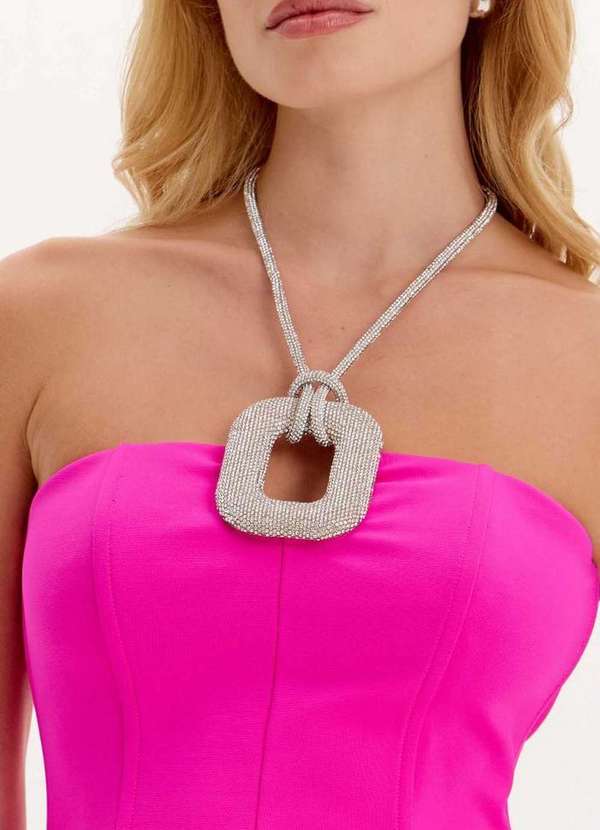 Lança Perfume - Blusa Cropped Alças Cristais A1662 2