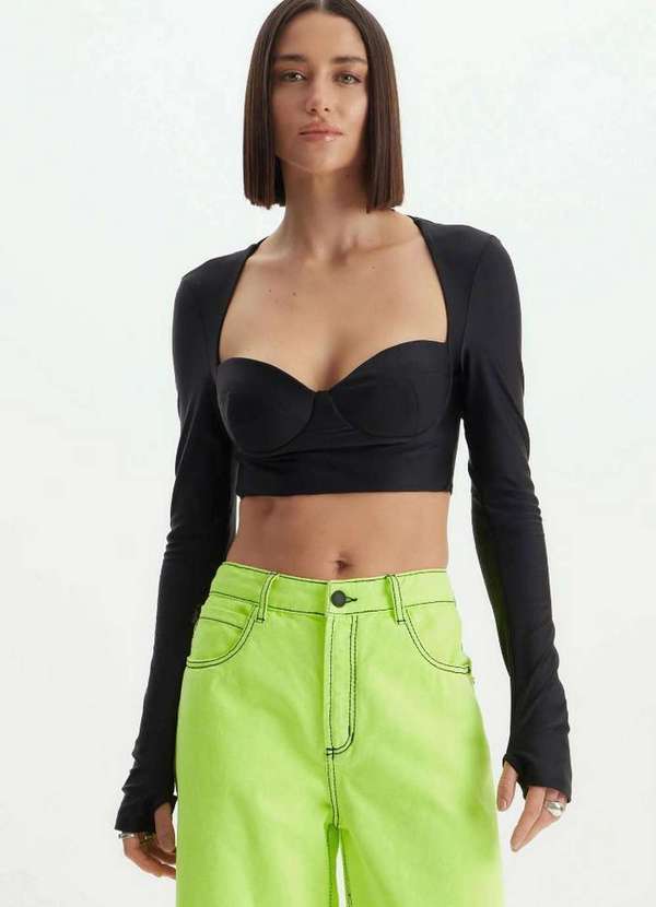 Lança Perfume - Blusa Cropped com Bojo 00003