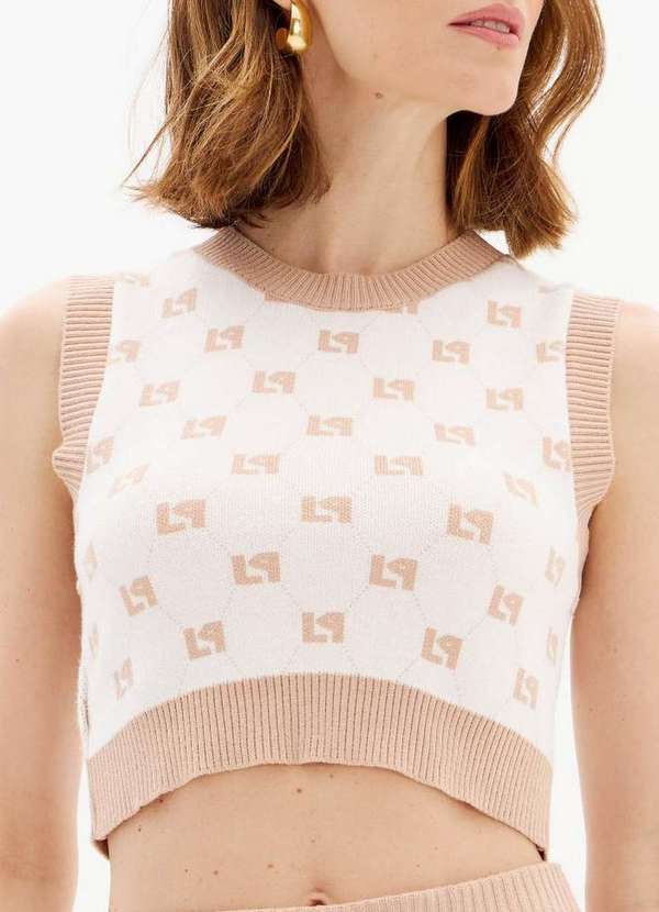 Lança Perfume - Blusa Cropped Tricot Signature A3026 2