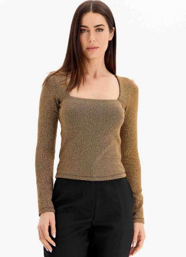 Lança Perfume - Blusa Decote Quadrado A0009 3