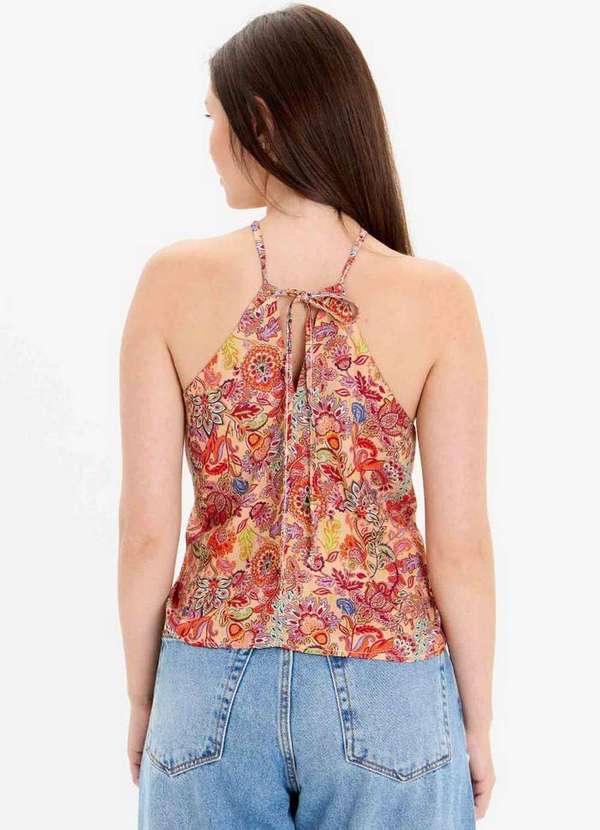 Lança Perfume - Blusa Descolada Estampada com Amarração A0248 3