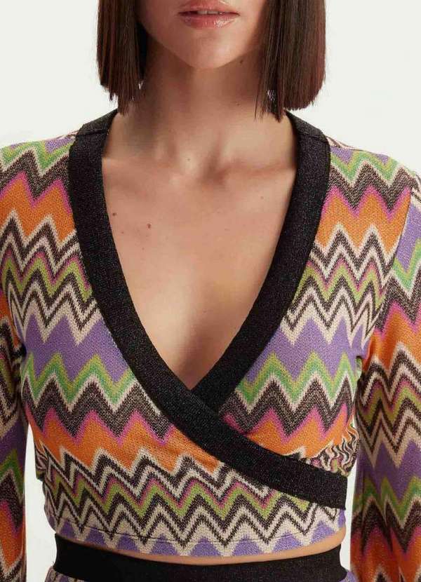 Lança Perfume - Blusa Envelope Estampada 00886 2