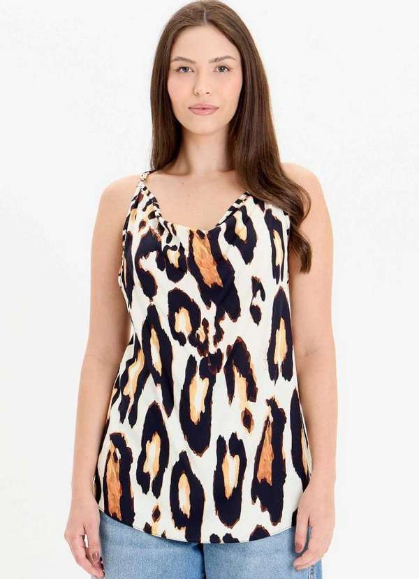 Lança Perfume - Blusa Estampada Alças Finas A0380