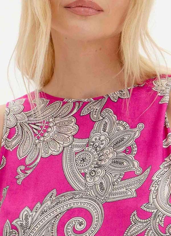 Lança Perfume - Blusa Estampada sem Mangas A1525 3